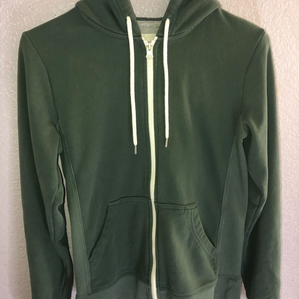 Green athletic jacket
